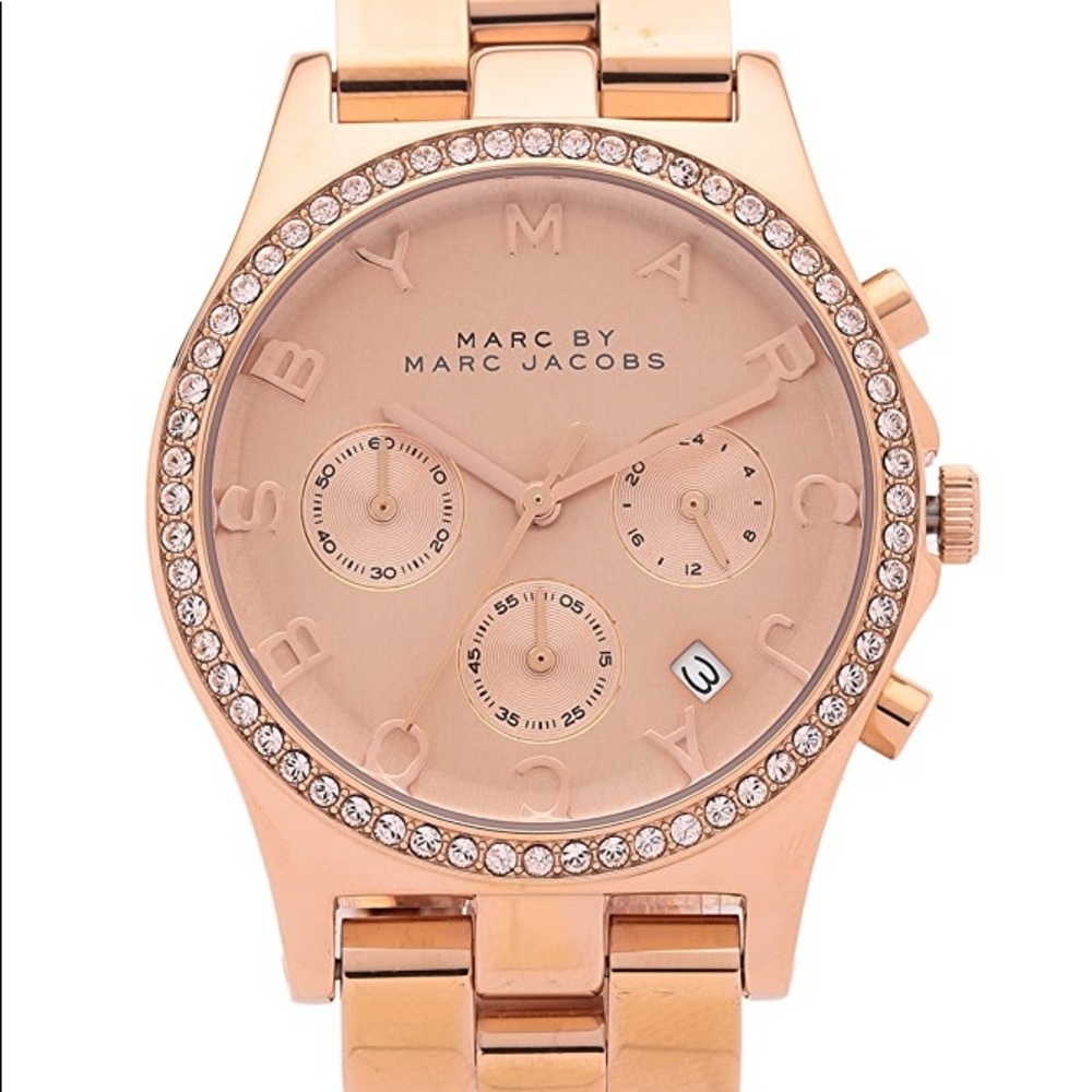 Marc by Marc Jacobs rose gold watch